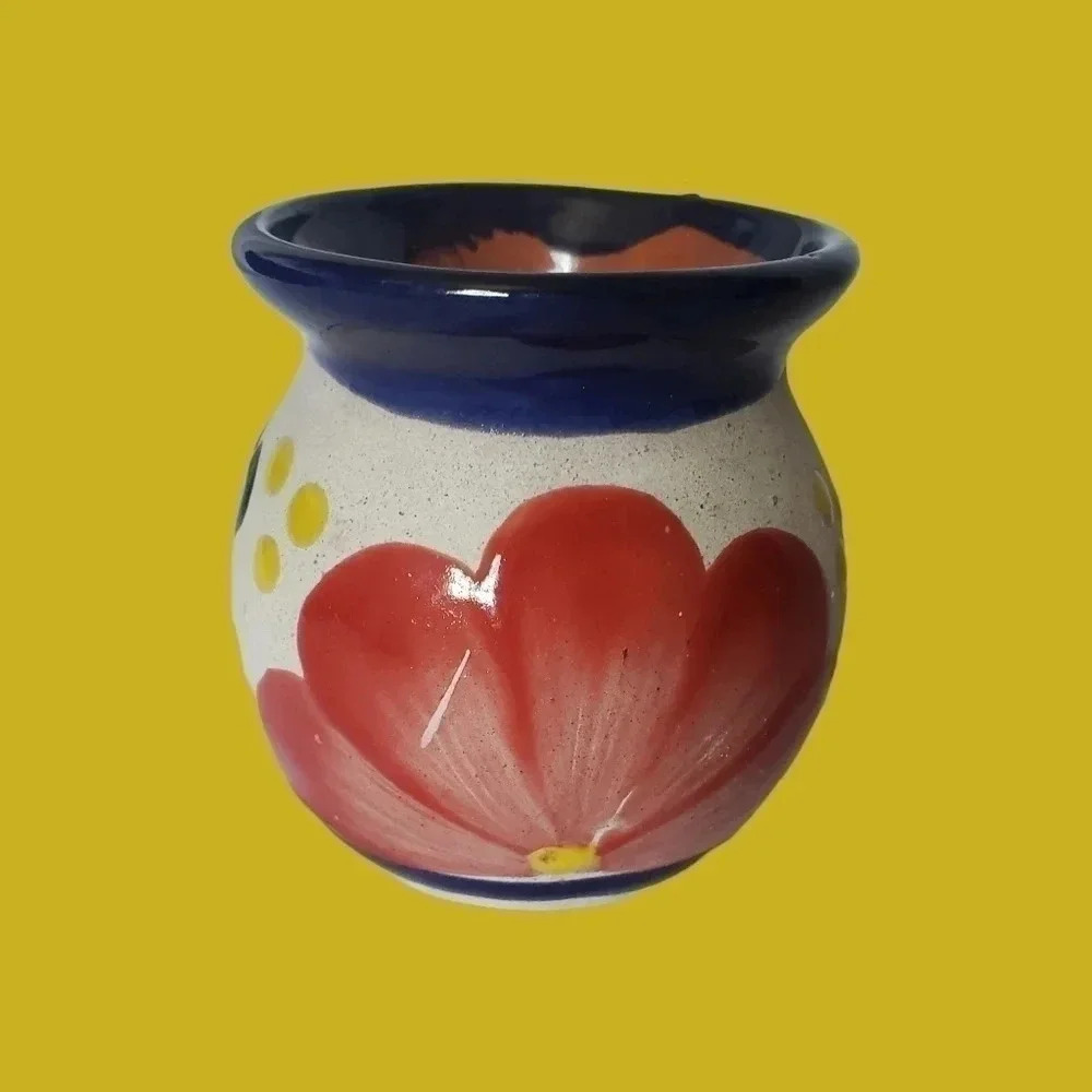 Handmade mexican pottery coffee mug